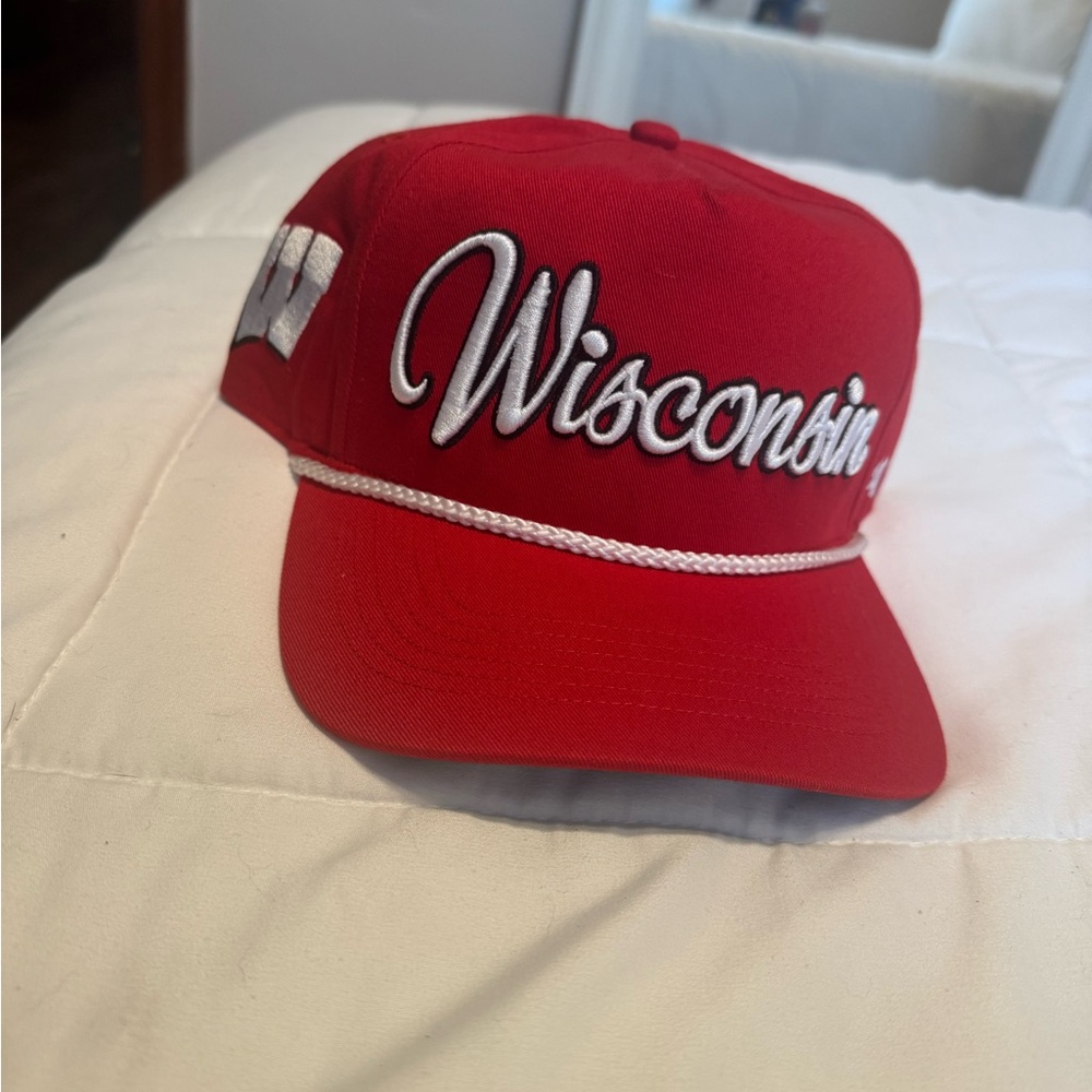 47 Brand Red Wisconsin Hat Adjustable